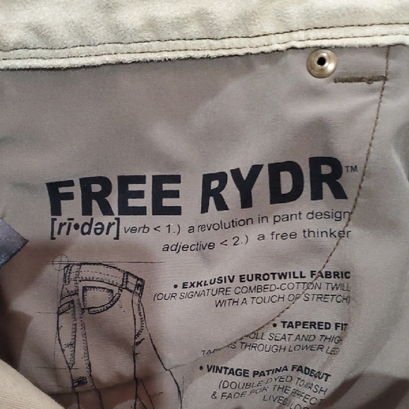 Kuhl Free Ryder Eurotwill Brown Men's Khaki Chinos 33x 28 - Picture 12 of 12